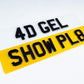 Display plates for car exhibitions and shows