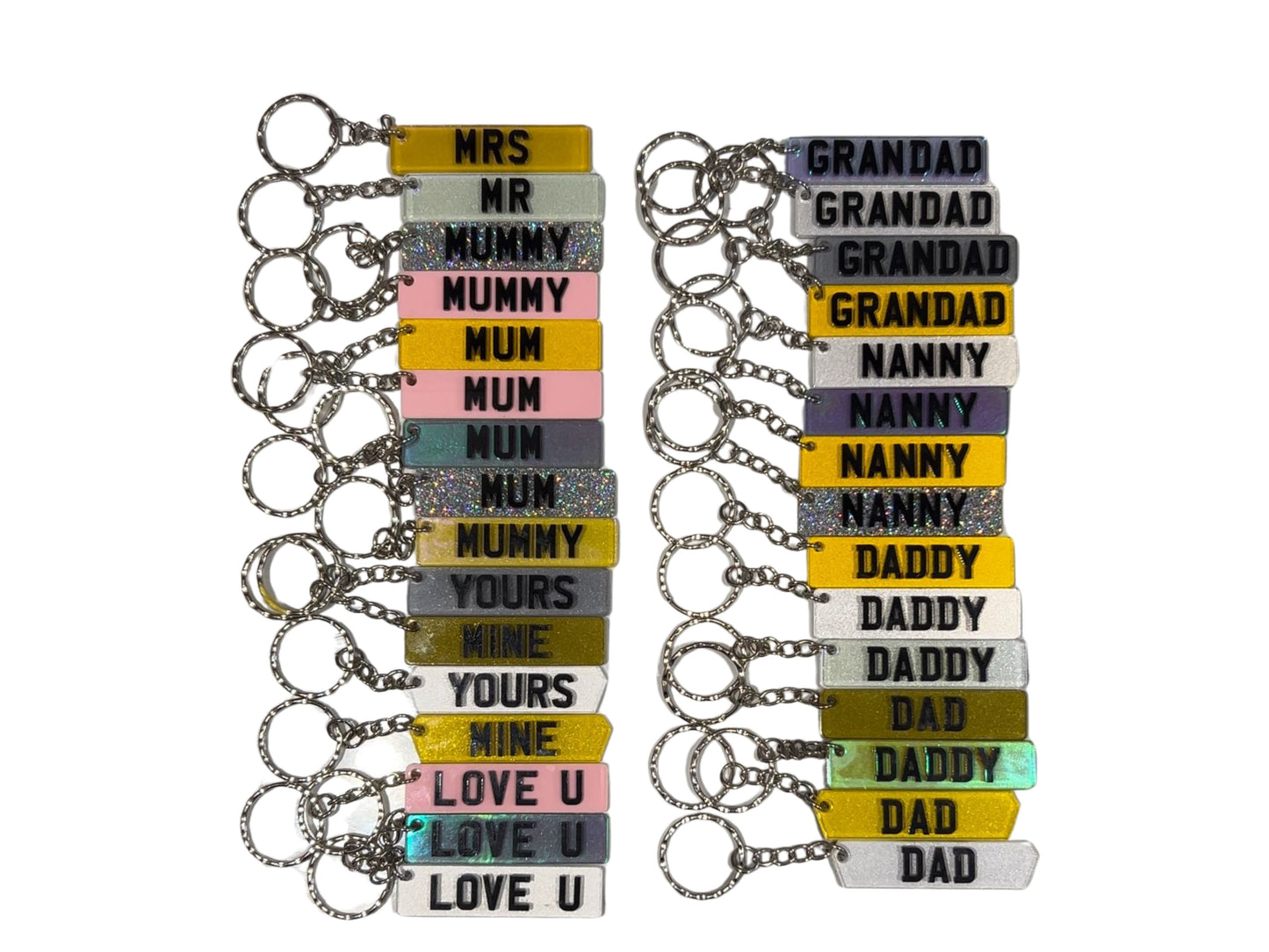 Personalised Custom Keyrings