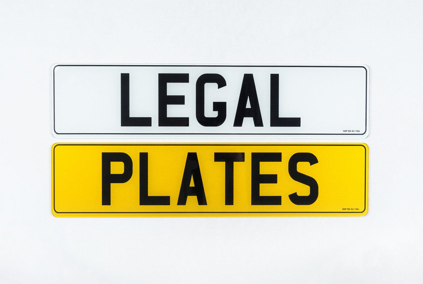 Road legal printed plates UK